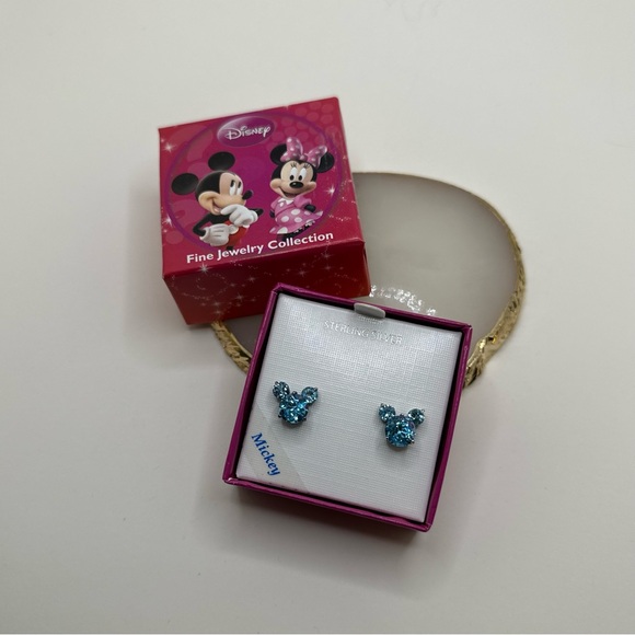 Disney Sterling Silver Mickey Mouse Earrings - Picture 3 of 3